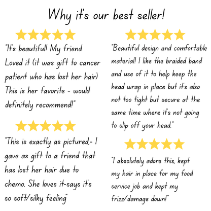 Rosa Boho Braid Turban (un-lined)
