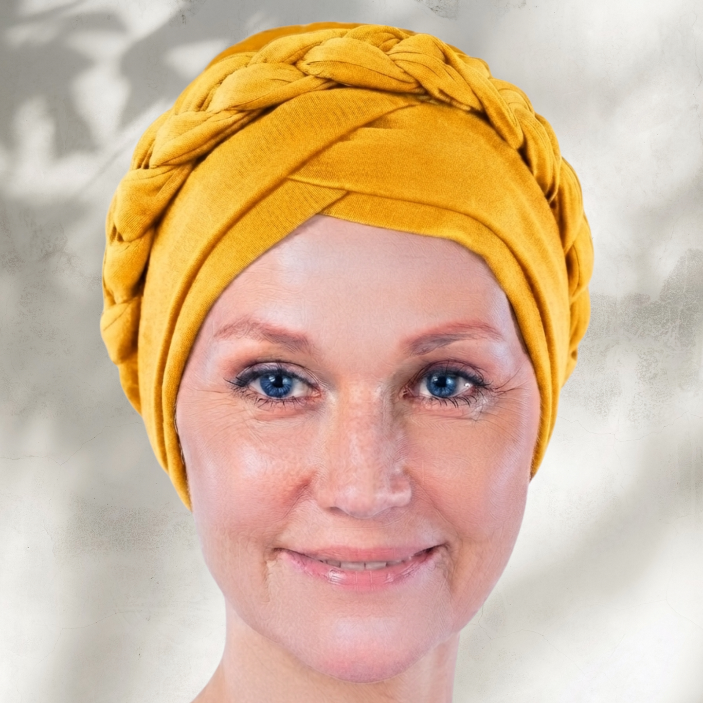 Sunflower Boho Braid Turban (un-lined)