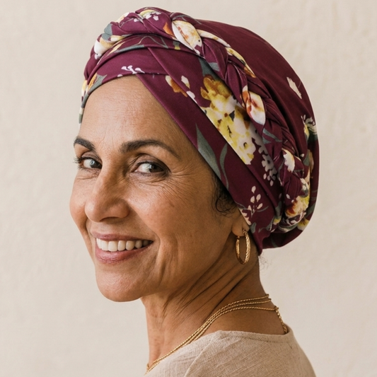 Rosa Boho Braid Turban (un-lined)