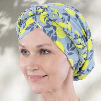 Lemonade Boho Braid Turban (un-lined)