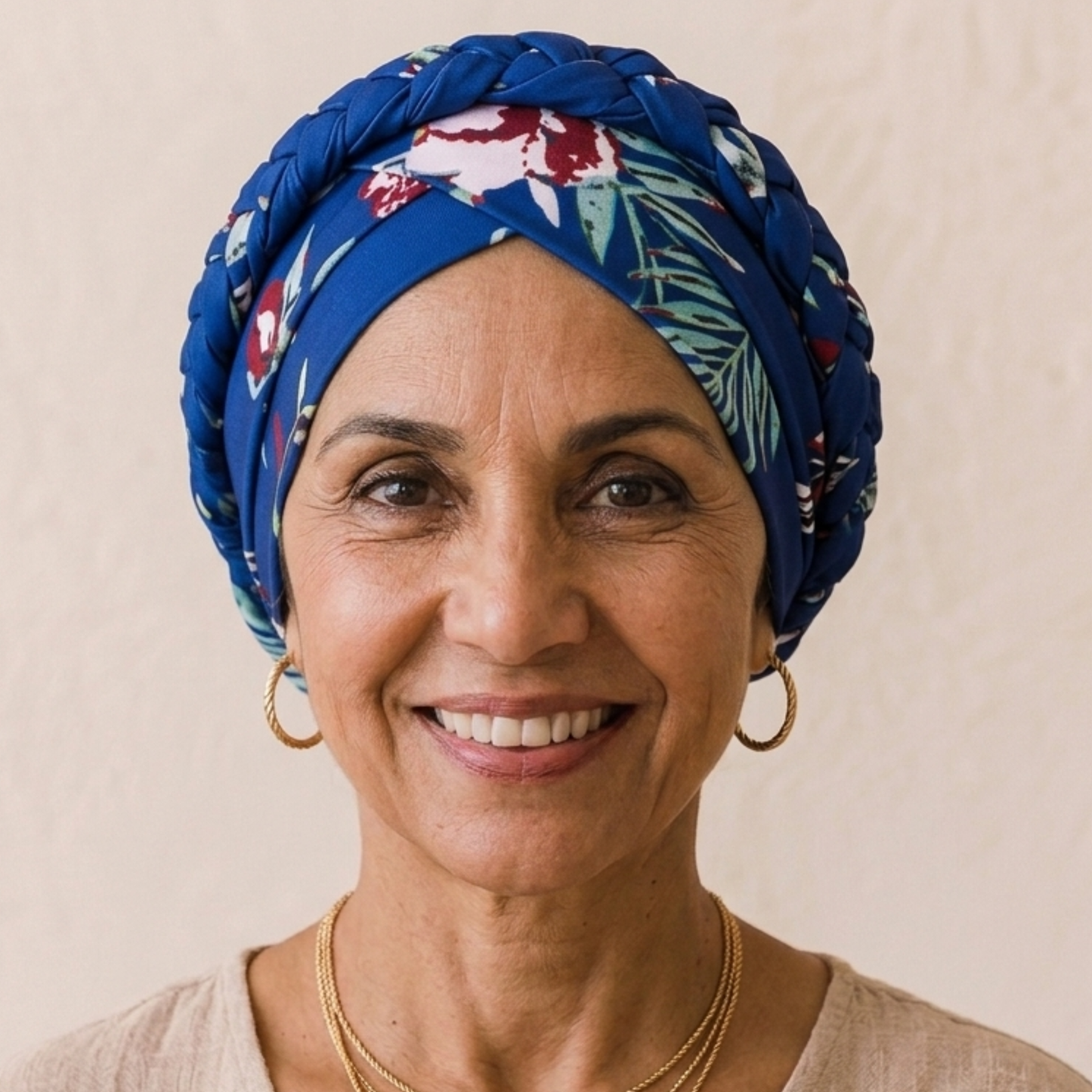 Tropics Boho Braid Turban (un-lined)